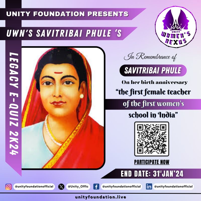 UWN's Savitribai Phule's Legacy Quiz 2k24
